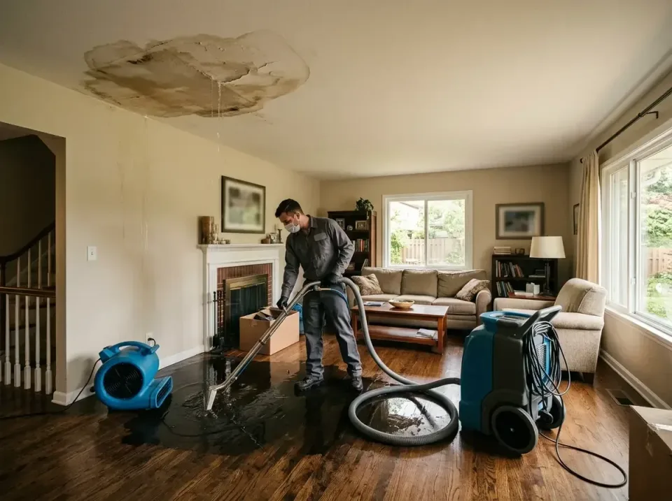 attic-pipe-burst-ceiling-drip-008 — frequently asked questions, Water Damage Restoration & Carpet Care in Charleston, MO